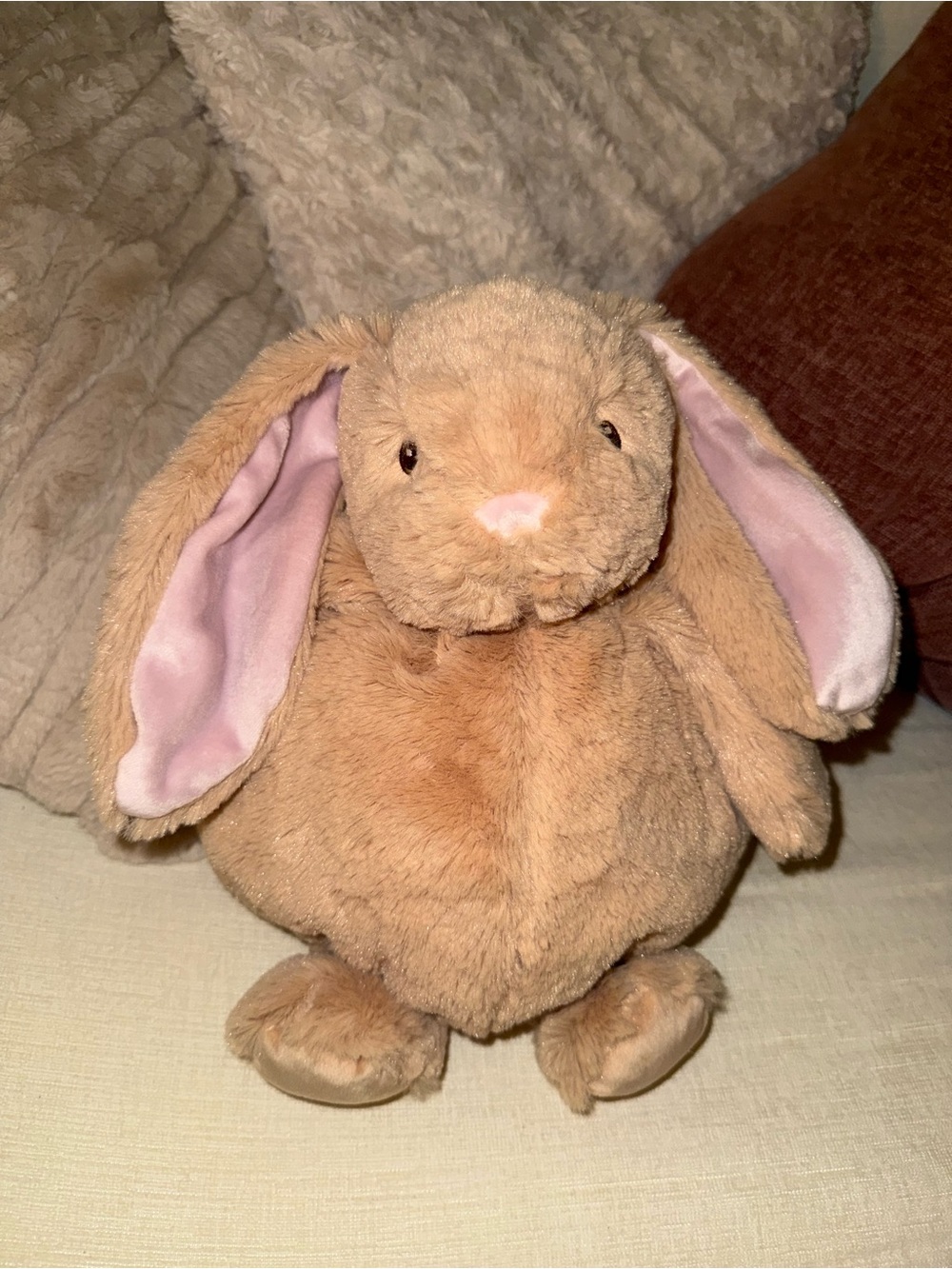 Baby Gund Chub Bunny Plush Stuffed Animal | Beige Tan Soft Cuddly Lovey Toy